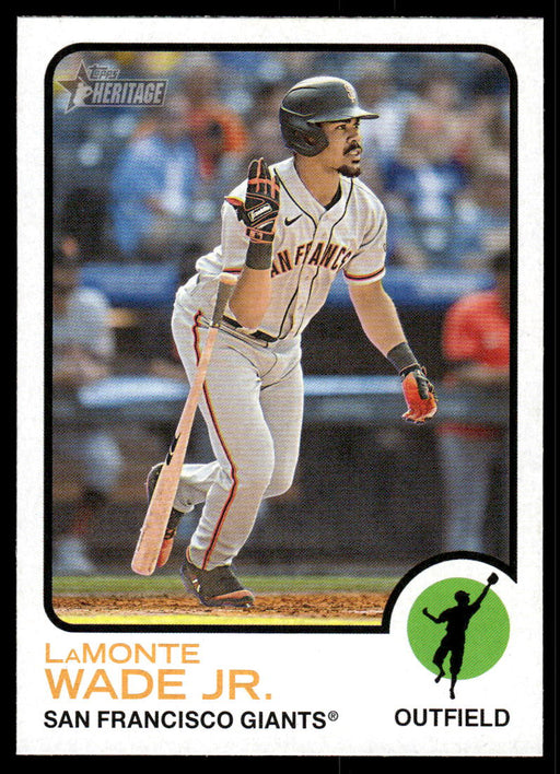 LaMonte Wade Jr. 2022 Topps Heritage High Base Front of Card