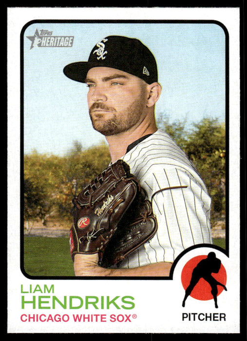 Liam Hendriks 2022 Topps Heritage High Base Front of Card