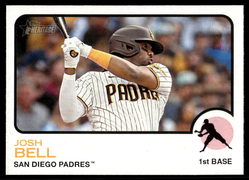 Josh Bell 2022 Topps Heritage High Base Front of Card