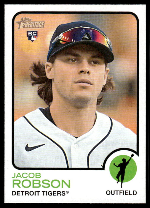Jacob Robson 2022 Topps Heritage High Base Front of Card