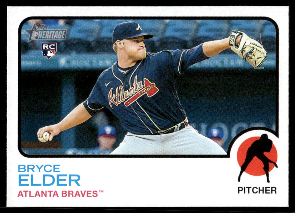 Bryce Elder 2022 Topps Heritage High Base Front of Card