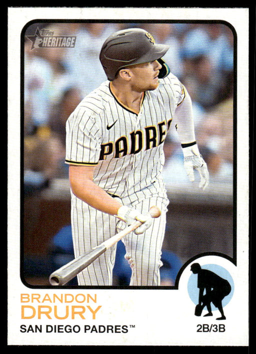 Brandon Drury 2022 Topps Heritage High Base Front of Card
