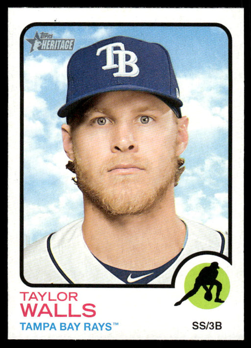 Taylor Walls 2022 Topps Heritage High Base Front of Card