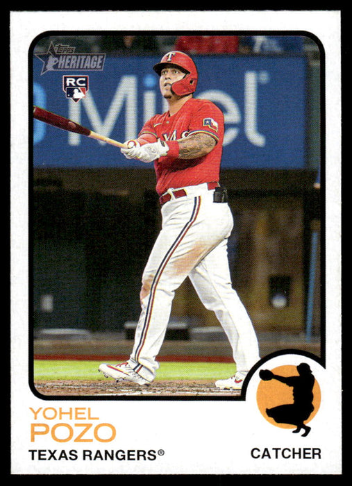 Yohel Pozo 2022 Topps Heritage High Base Front of Card