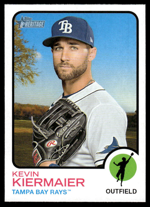 Kevin Kiermaier 2022 Topps Heritage High Base Front of Card