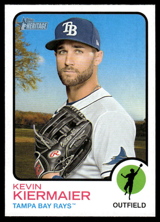 Kevin Kiermaier 2022 Topps Heritage High Base Front of Card