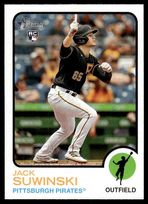 Jack Suwinski 2022 Topps Heritage High Base Front of Card