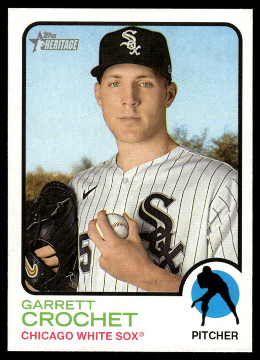 Garrett Crochet 2022 Topps Heritage High Base Front of Card