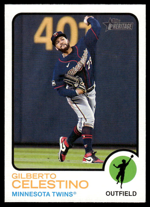 Gilberto Celestino 2022 Topps Heritage High Base Front of Card