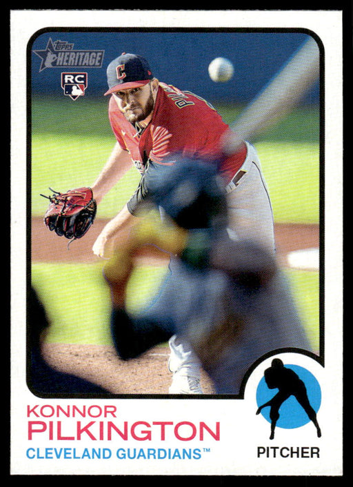 Konnor Pilkington 2022 Topps Heritage High Base Front of Card