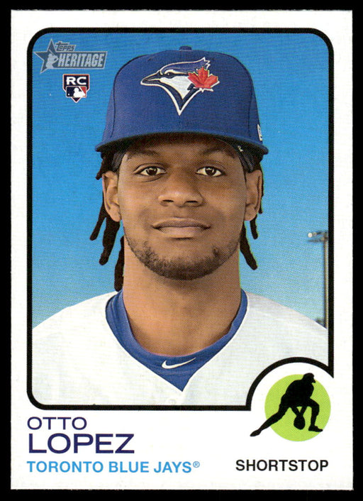 Otto Lopez 2022 Topps Heritage High Base Front of Card