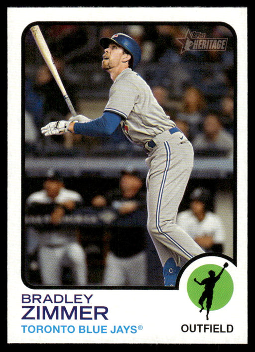 Bradley Zimmer 2022 Topps Heritage High Base Front of Card