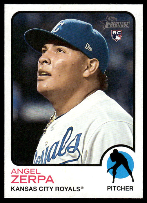 Angel Zerpa 2022 Topps Heritage High Base Front of Card