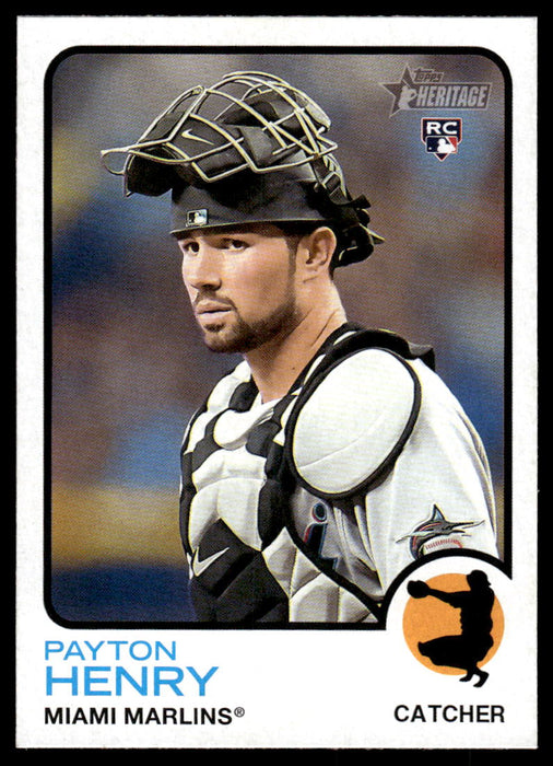 Payton Henry 2022 Topps Heritage High Base Front of Card