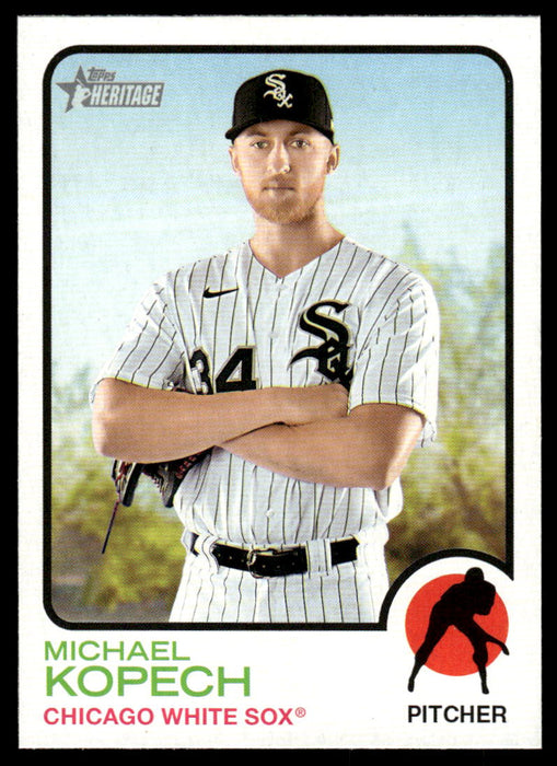 Michael Kopech 2022 Topps Heritage High Base Front of Card