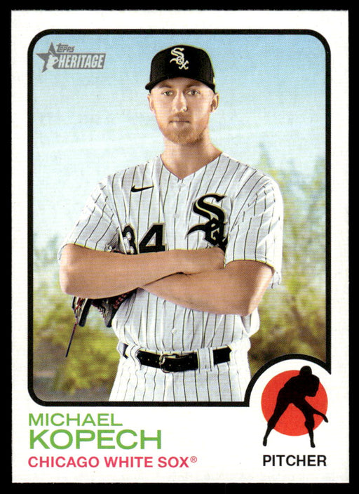 Michael Kopech 2022 Topps Heritage High Base Front of Card