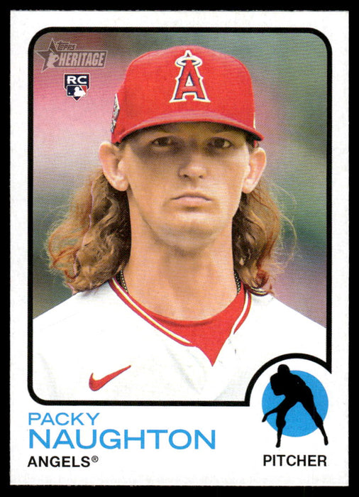 Packy Naughton 2022 Topps Heritage High Base Front of Card