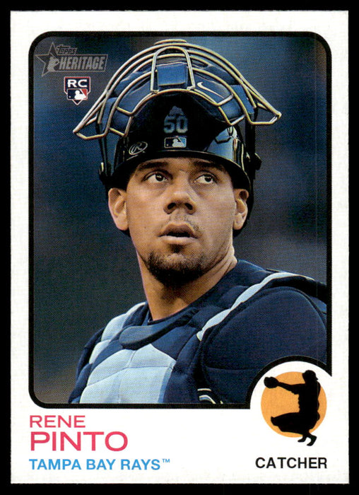 Rene Pinto 2022 Topps Heritage High Base Front of Card
