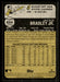 Jackie Bradley Jr. 2022 Topps Heritage High Base Back of Card