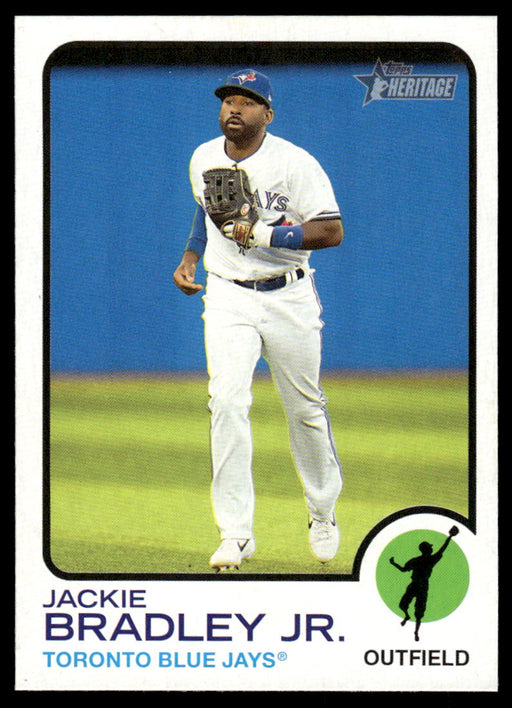 Jackie Bradley Jr. 2022 Topps Heritage High Base Front of Card