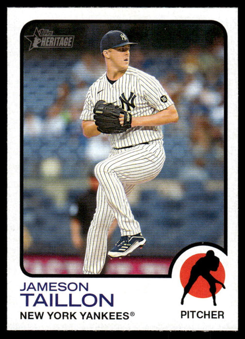 Jameson Taillon 2022 Topps Heritage High Base Front of Card