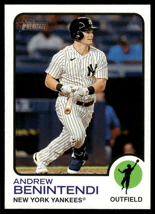 Andrew Benintendi 2022 Topps Heritage High Base Front of Card