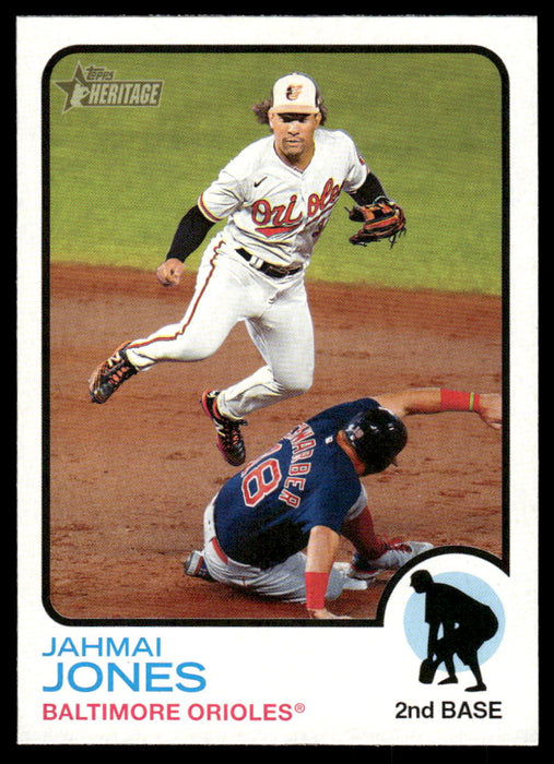 Jahmai Jones 2022 Topps Heritage High Base Front of Card