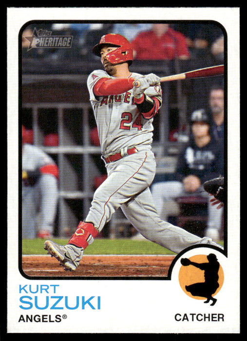 Kurt Suzuki 2022 Topps Heritage High Base Front of Card