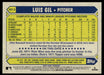 Luis Gil 2022 Topps Series 1 1987 Topps Back of Card