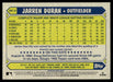 Jarren Duran 2022 Topps Series 1 1987 Topps Back of Card