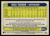 Kyle Tucker 2022 Topps Series 1 1987 Topps Back of Card