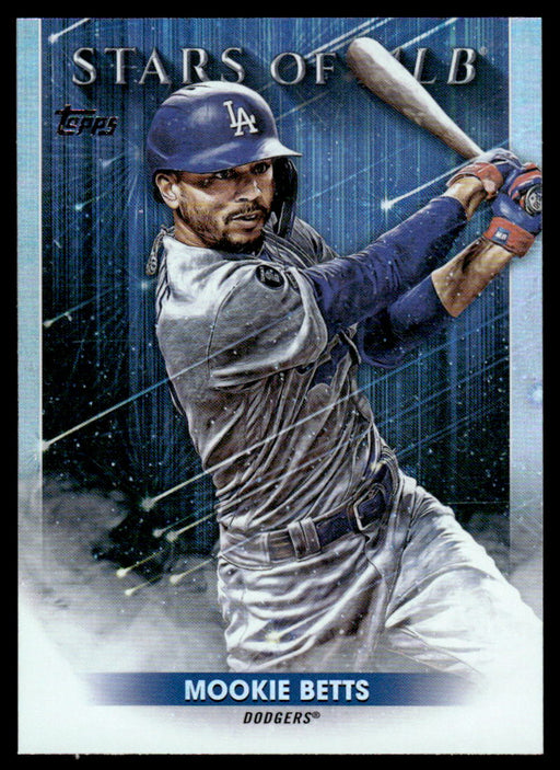 Mookie Betts 2022 Topps Series 1 Stars of MLB Front of Card