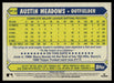 Austin Meadows 2022 Topps Series 1 1987 Topps Back of Card