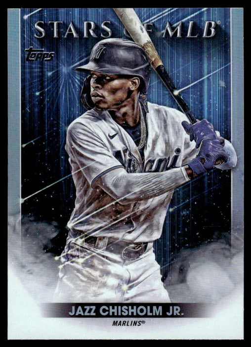 Jazz Chisholm Jr. 2022 Topps Series 1 Stars of MLB Front of Card