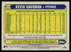 Kevin Gausman 2022 Topps Series 1 1987 Topps Back of Card