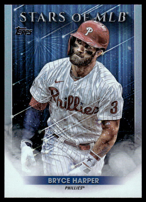 Bryce Harper 2022 Topps Series 1 Stars of MLB Front of Card