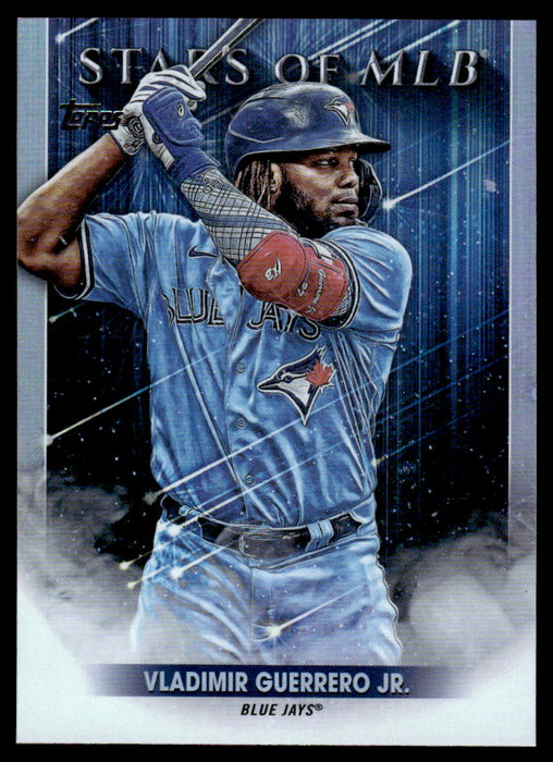 Vladimir Guerrero Jr. 2022 Topps Series 1 Stars of MLB Front of Card