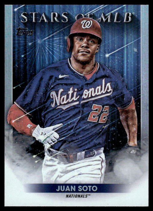 Juan Soto 2022 Topps Series 1 Stars of MLB Front of Card