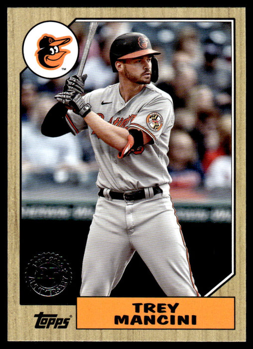 Trey Mancini 2022 Topps Series 1 1987 Topps Front of Card