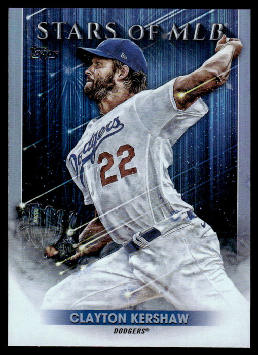 Clayton Kershaw 2022 Topps Series 1 Stars of MLB Front of Card