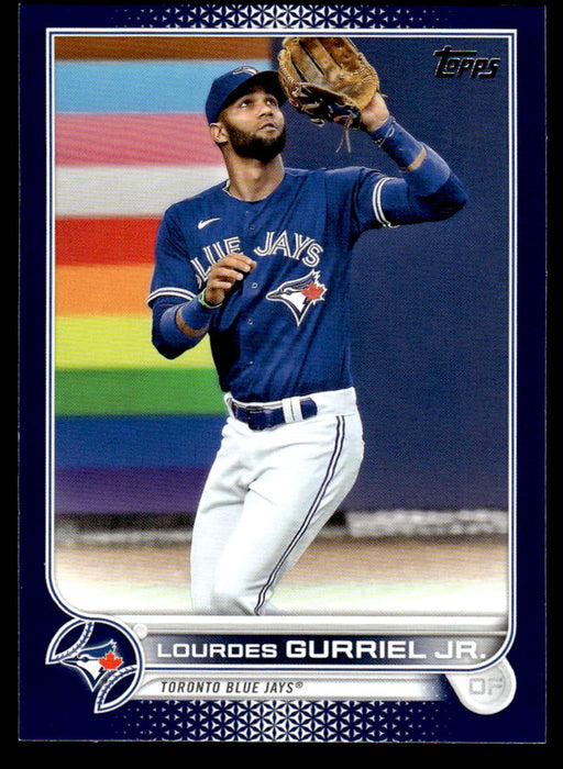 Lourdes Gurriel Jr. 2022 Topps Series 1 Blue Front of Card