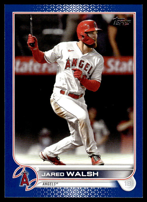 Jared Walsh 2022 Topps Series 1 Blue Front of Card