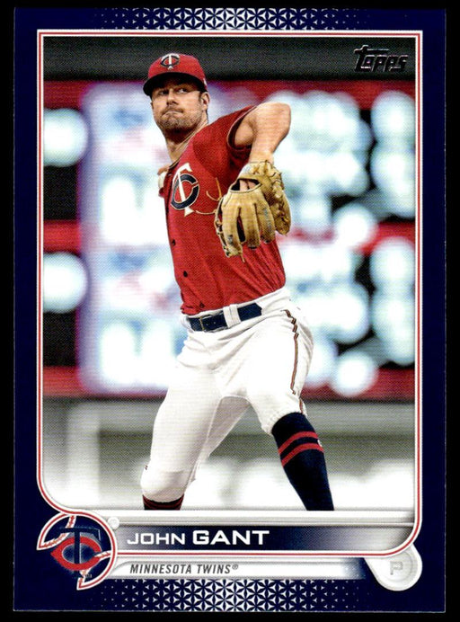 John Gant 2022 Topps Series 1 Blue Front of Card