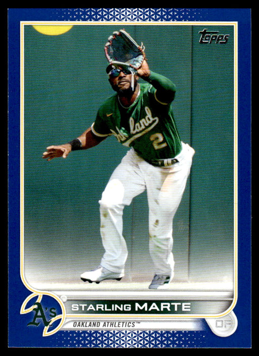 Starling Marte 2022 Topps Series 1 Blue Front of Card