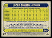 Lucas Giolito 2022 Topps Series 1 1987 Topps Back of Card