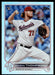 Mason Thompson 2022 Topps Series 1 Rainbow Foil Front of Card