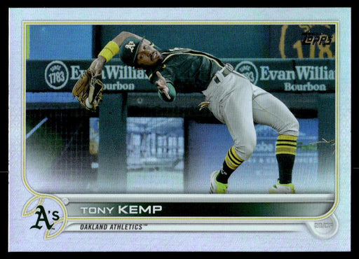 Tony Kemp 2022 Topps Series 1 Rainbow Foil Front of Card