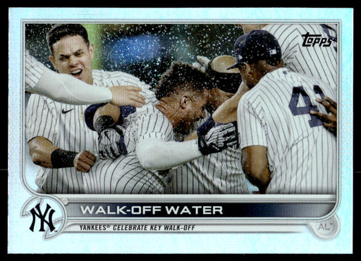 Gleyber Torres 2022 Topps Series 1 Rainbow Foil Front of Card