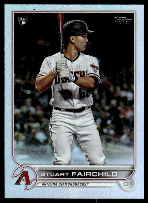 Stuart Fairchild 2022 Topps Series 1 Rainbow Foil Front of Card