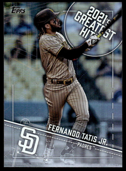 Fernando Tatis Jr. 2022 Topps Series 1 Greatest Hits Front of Card